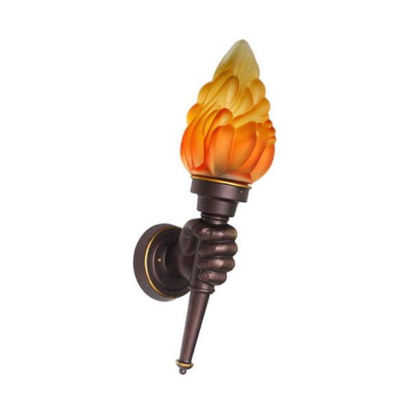 Creative Vintage Torch 1- Light Wall Sconce Lamp - Image 2