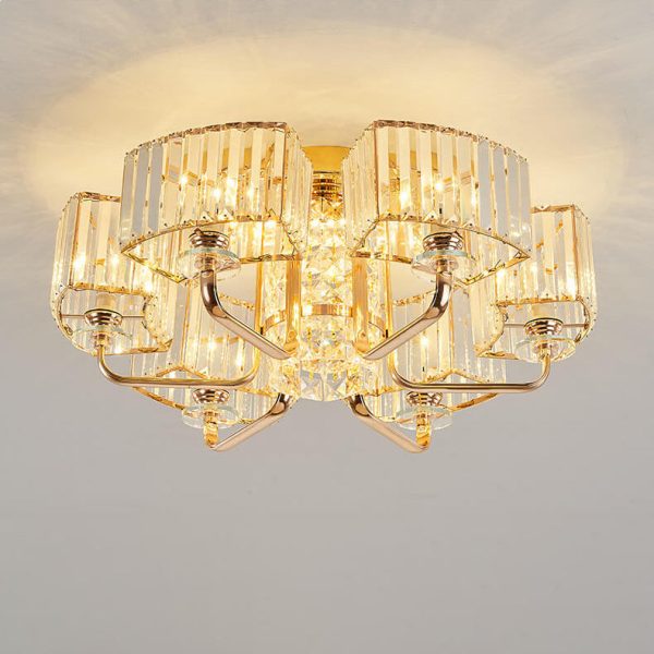 Modern Light Luxury Crystal 6/8/10/12- Light Flush Mount Ceiling Light - Image 13