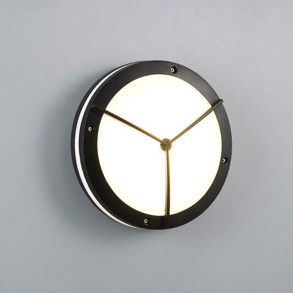 Creative Round Outdoor Waterproof Aluminum Acrylic LED Flush Mount Ceiling Light - Image 22