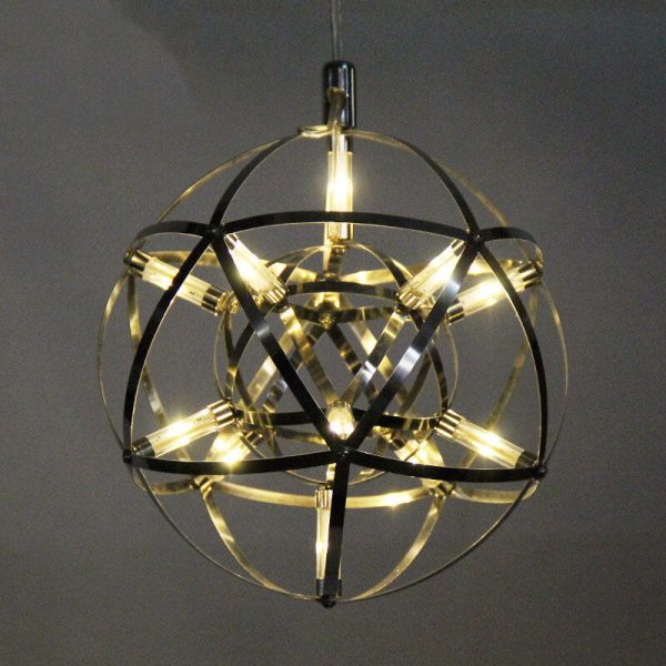 Modern Globe 12 Light LED Firework Pendant Light - Image 13