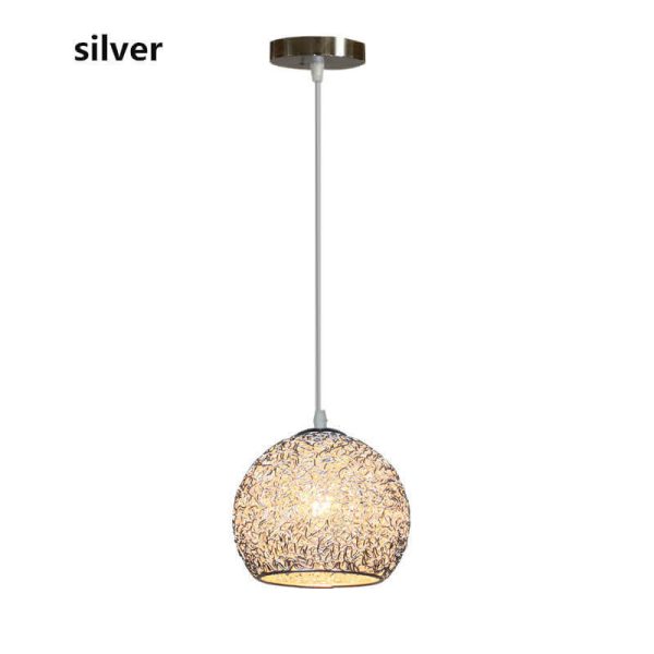 Contemporary Creative Aluminum Macaron Round 1-Light Pendant Light For Living Room - Image 7