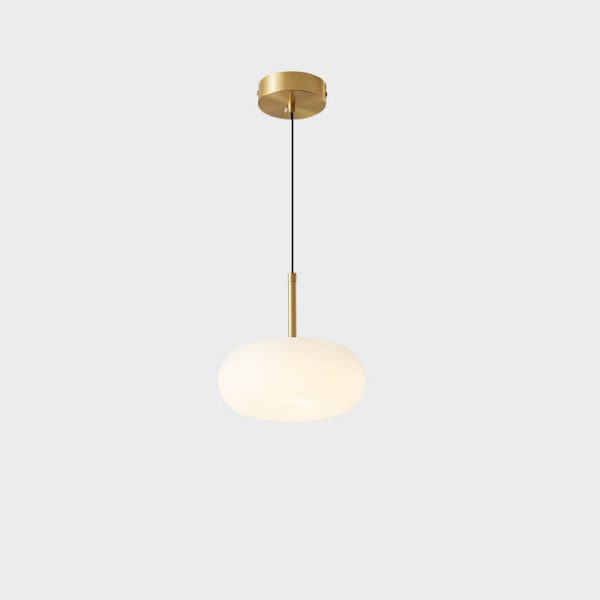 Modern Cream Style Apple All-Copper LED Pendant Light - Image 10