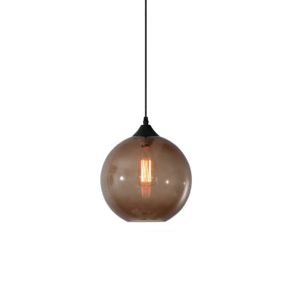 Nordic Minimalist Stained Round Glass 1-Light Pendant Light - Image 18