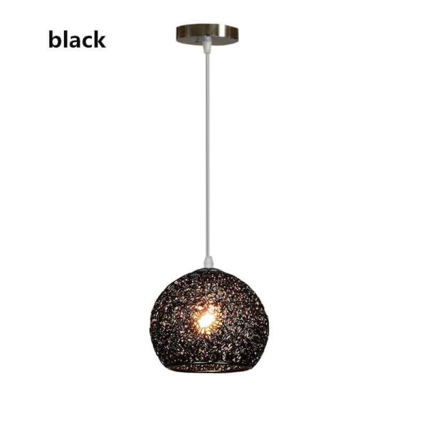 Contemporary Creative Aluminum Macaron Round 1-Light Pendant Light For Living Room - Image 9