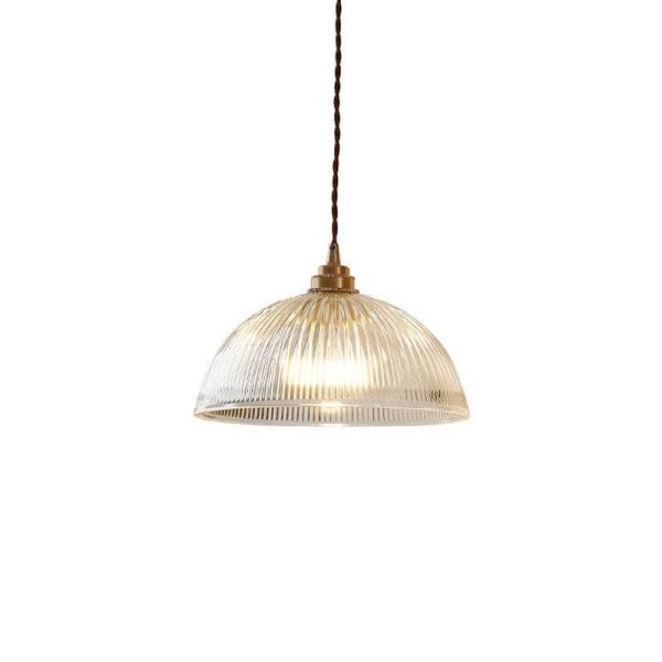 Modern Simple Clear Glass Dome Pot Lid 1-Light Pendant Light - Image 14