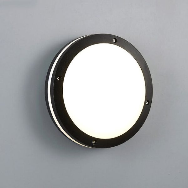 Creative Round Outdoor Waterproof Aluminum Acrylic LED Flush Mount Ceiling Light - Image 23