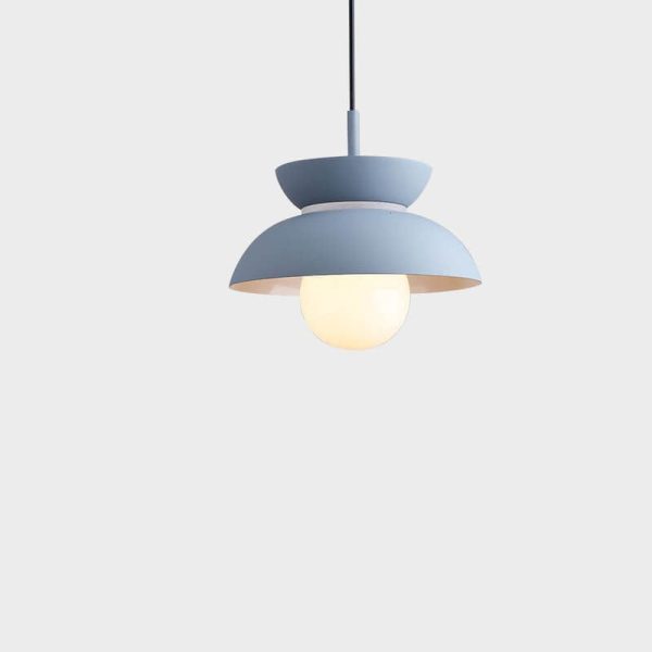 Nordic Minimalist Color Solid Aluminum 1-Light Pendant Light - Image 13