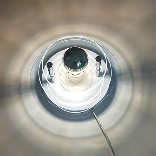 Contemporary Creative Colorful Iron Acrylic Flying Saucer Shade 1-Light Wall Sconce Lamp For Entertainment Room - Image 3