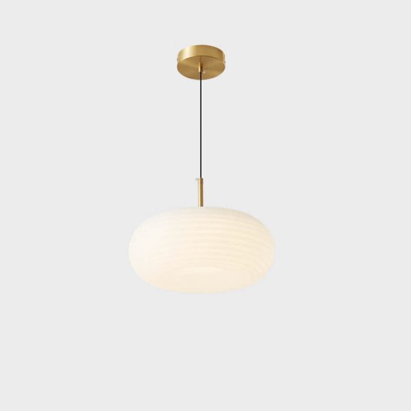 Modern Cream Style Apple All-Copper LED Pendant Light - Image 11