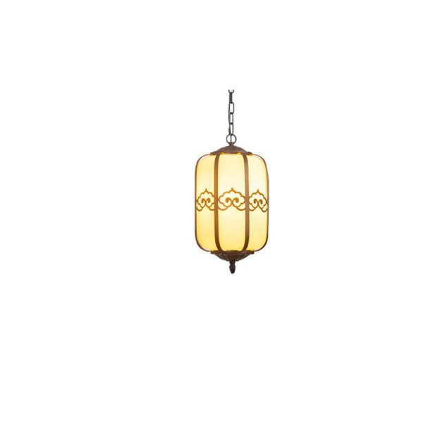 Modern Chinese Marble Lantern Outdoor Waterproof 1-Light Pendant Light - Image 8