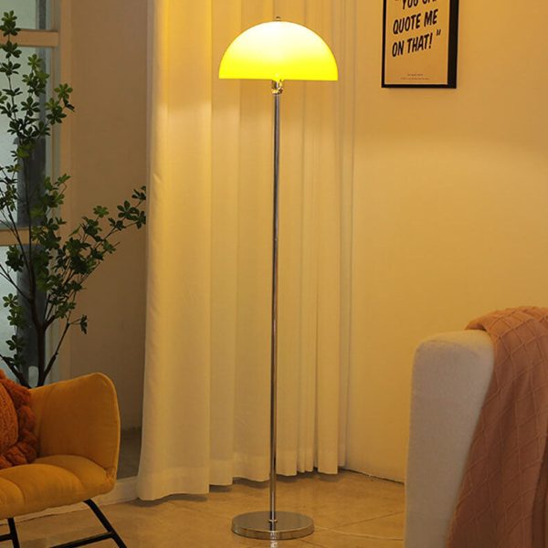 Nordic Vintage Acrylic Clear Dome LED Standing Floor Lamp - Image 26