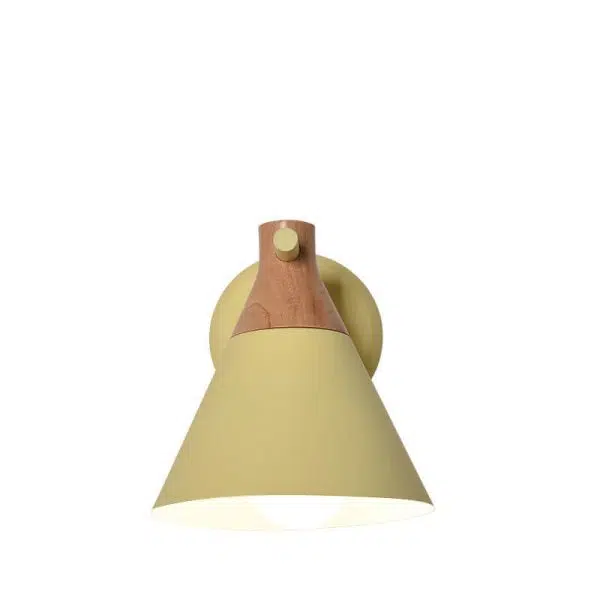 Nordic Solid Wood Macaron Cone Shade 1-Light  Wall Sconce Lamp - Image 12