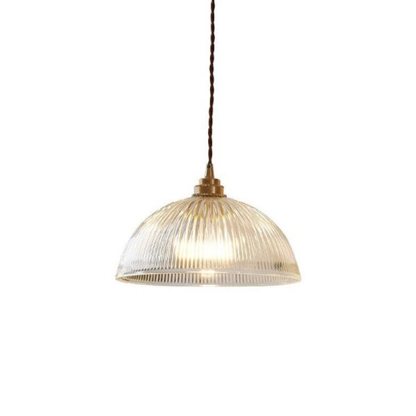 Modern Simple Clear Glass Dome Pot Lid 1-Light Pendant Light - Image 15