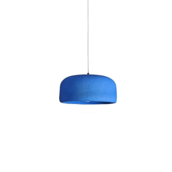 Japanese Minimalist Matte Texture Resin Dome 1-Light Pendant Light - Image 18