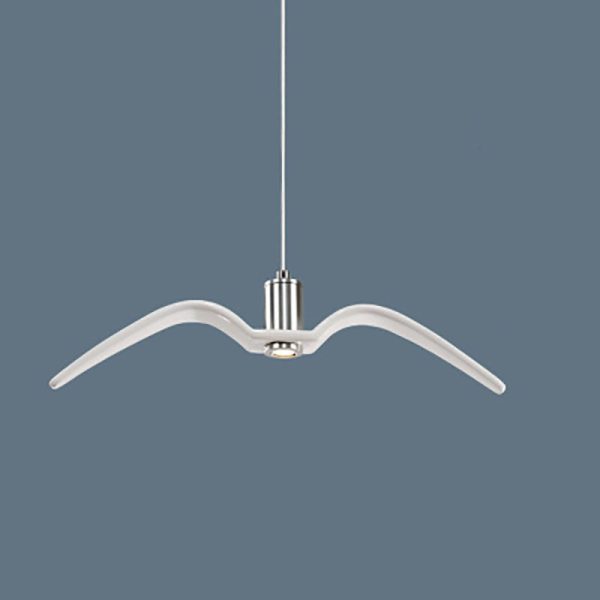 Nordic Creative Personality Wrought Iron Seagull LED Pendant Light - Image 17