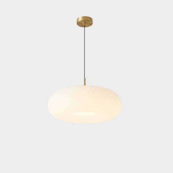 Modern Cream Style Apple All-Copper LED Pendant Light - Image 12