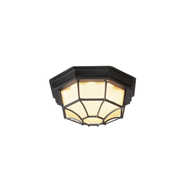 Outdoor Simple Round Octagon Aluminum Waterproof LED Flush Mount Ceiling Light - Image 15