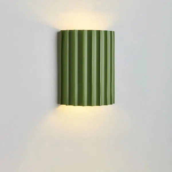 Contemporary Nordic Resin Tiles 2-Light Wall Sconce Lamp For Bedroom - Image 13