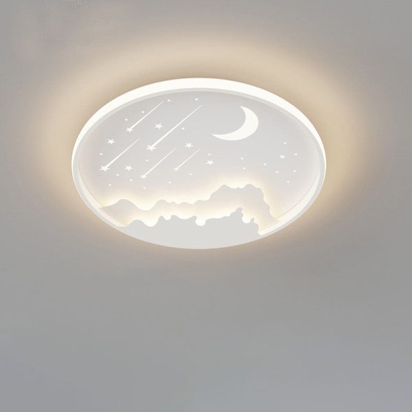 Modern Simplicity Iron Round Children LED Flush Mount Ceiling Light For Bedroom - Image 18