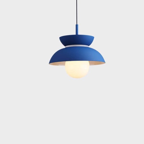 Nordic Minimalist Color Solid Aluminum 1-Light Pendant Light - Image 15