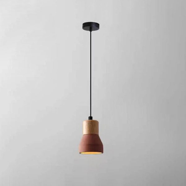 Nordic Cement Tapered 1-Light Mini LED Pendant Light - Image 19