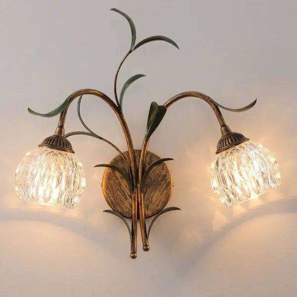 Modern Minimalist Art Glass Flower 1/2-Light Wall Sconce Lamp - Image 16