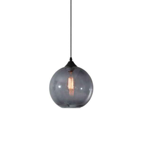 Nordic Minimalist Stained Round Glass 1-Light Pendant Light - Image 22