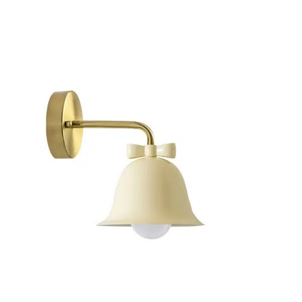 French Minimalist Bell Butterfly Iron 1-Light Wall Sconce Lamp - Image 11