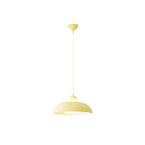 Modern Solid Color Macaron Acrylic Aluminum 1-Light Pendant Light - Image 5