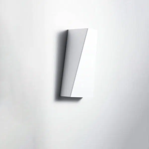 Modern Minimalist Brushed Aluminum Geometric Square LED Wall Sconce Lamp - Image 10