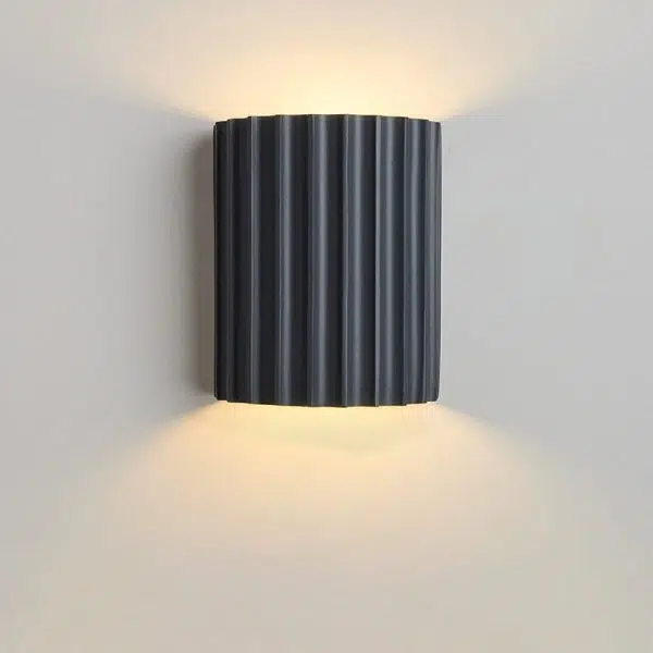 Contemporary Nordic Resin Tiles 2-Light Wall Sconce Lamp For Bedroom - Image 10