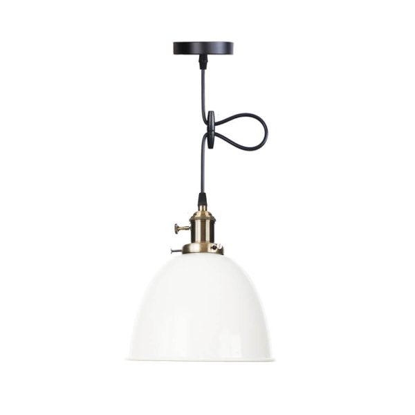Industrial Iron Multicolor Bowl 1-Light Pendant Light - Image 16