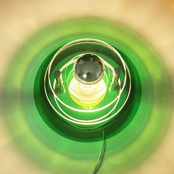 Contemporary Creative Colorful Iron Acrylic Flying Saucer Shade 1-Light Wall Sconce Lamp For Entertainment Room - Image 9