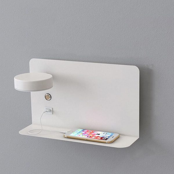 Modern Iron Square LED USB Rechargeable Wall Sconce Lamp - Image 21