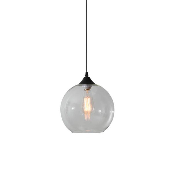 Nordic Minimalist Stained Round Glass 1-Light Pendant Light - Image 23