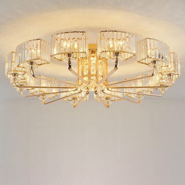 Modern Light Luxury Crystal 6/8/10/12- Light Flush Mount Ceiling Light - Image 6