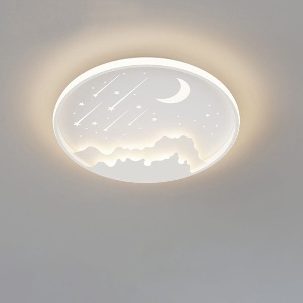 Modern Simplicity Iron Round Children LED Flush Mount Ceiling Light For Bedroom - Image 21