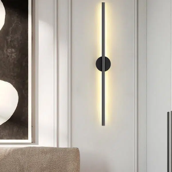 Modern Light Luxury Aluminum Long Strip Antler Shape LED Wall Sconce Lamp - Image 3