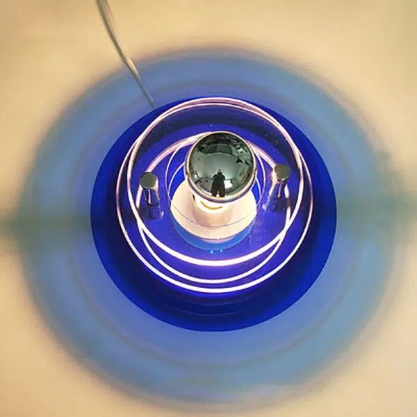 Contemporary Creative Colorful Iron Acrylic Flying Saucer Shade 1-Light Wall Sconce Lamp For Entertainment Room - Image 11