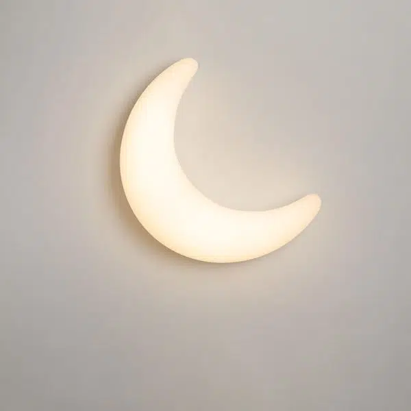 Modern Creative Acrylic Moon LED Wall Sconce Lamp - Image 2