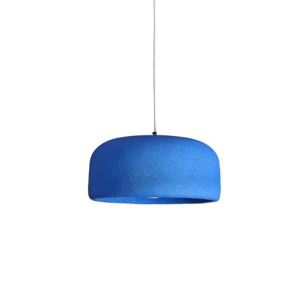Japanese Minimalist Matte Texture Resin Dome 1-Light Pendant Light - Image 20