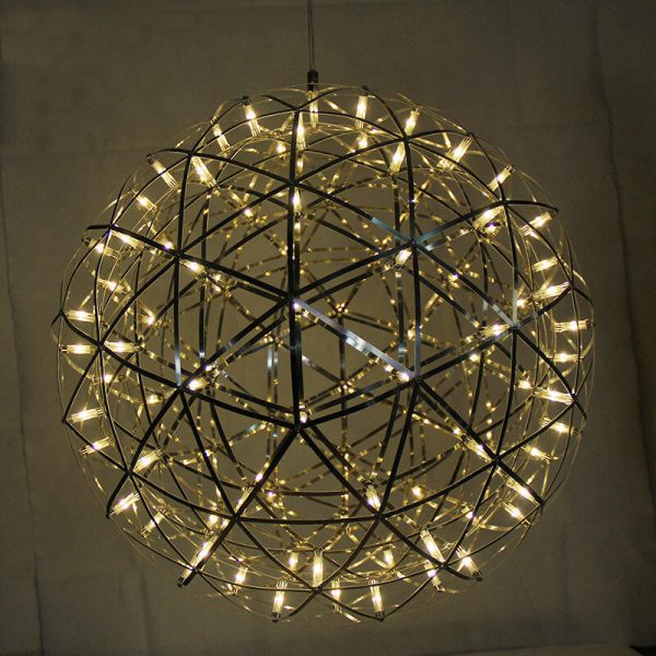 Modern Globe 12 Light LED Firework Pendant Light - Image 19