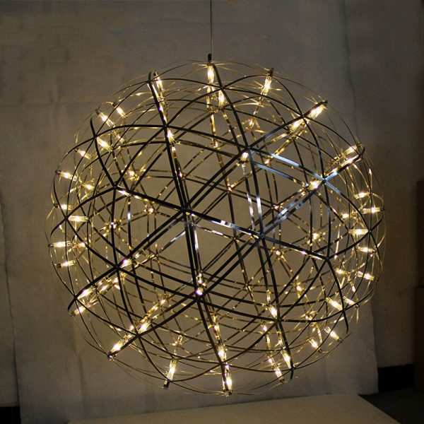 Modern Globe 12 Light LED Firework Pendant Light - Image 20