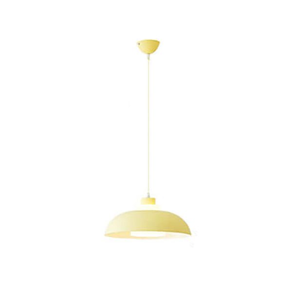 Modern Solid Color Macaron Acrylic Aluminum 1-Light Pendant Light - Image 12