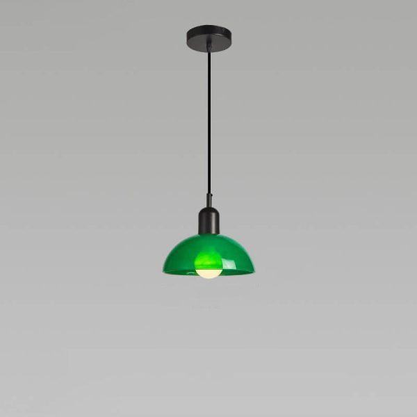 Modern Minimalist Glass Hemisphere 1-Light Pendant Light - Image 34