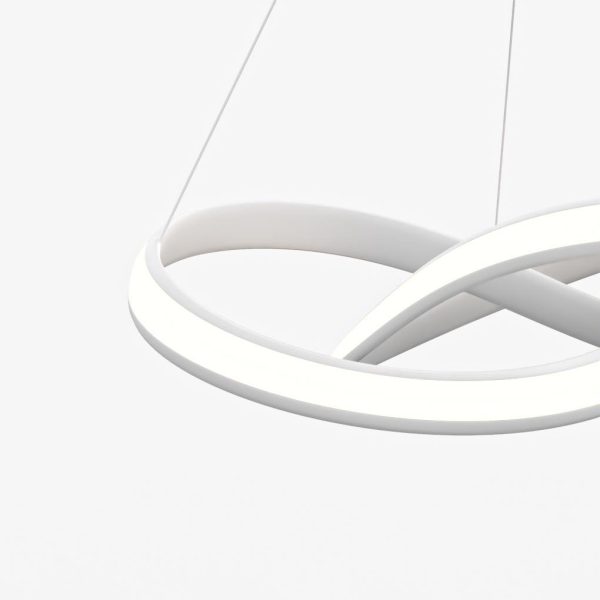 Ribbon Dining Room Chandelier Modern Chandelier with Remote Control - Image 7