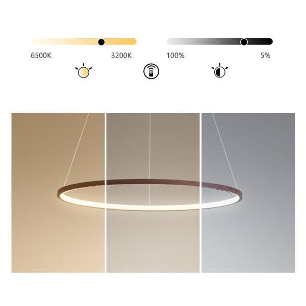 Circle Linear Modern Chandelier Pendant Lights - Image 6