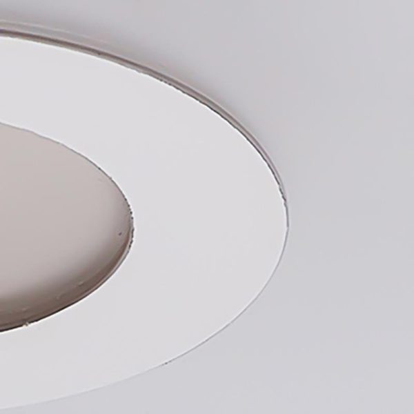 Modern Flush Mount Light Concentric Circle Flower Shaped Light - Image 5