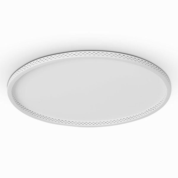 Modern Round Dimmable Flush Mount Lights LED Ceiling Light with Hollow Edge - Image 13