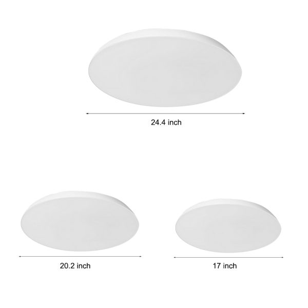 Simple Bowl Shaped Iron Acrylic Flush Mount Light for Study Living room Bedroom - Image 10